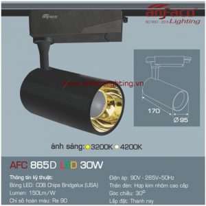 Đèn LED tiêu điểm Anfaco AFC 865D-30W đế ray