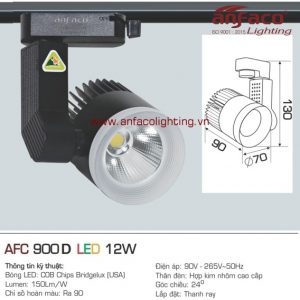Đèn LED tiêu điểm Anfaco AFC 900D-12W đế ray