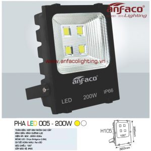 Đèn Pha LED Anfaco AFC 005-200W