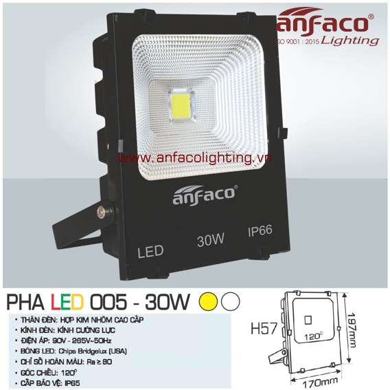 Đèn Pha LED Anfaco AFC 005-30W
