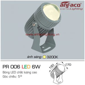 Đèn LED rọi cột Anfaco AFC PR 006-6W