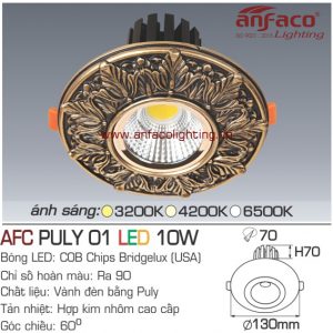 Đèn LED âm trần Anfaco AFC Puly 01-10W