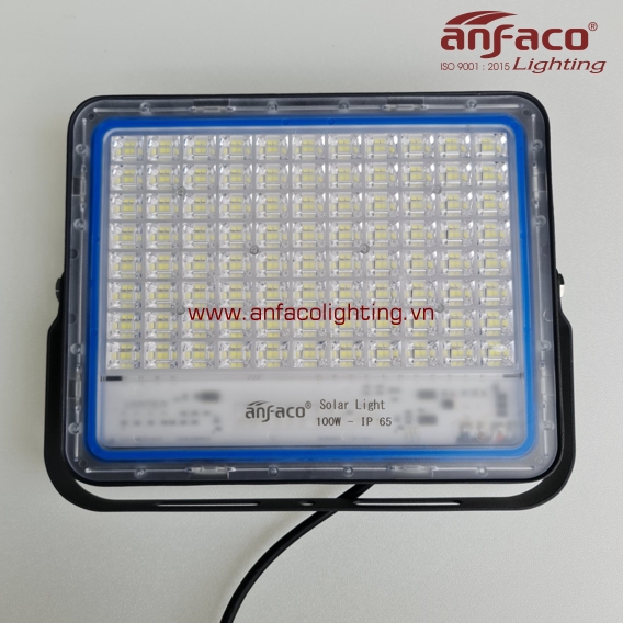 Đèn pha Anfaco dùng năng lượng mặt trời Solar 009-100W