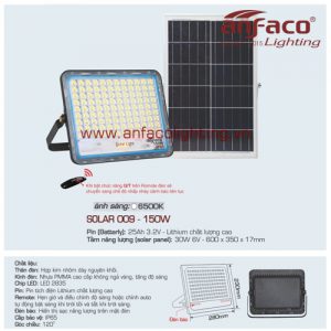 Pha Led solar Anfaco 009-150W
