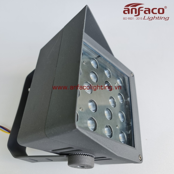Đèn pha led vuông Anfco AFC 015-18W chiếu rọi cột
