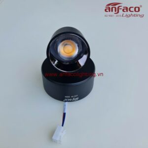 AFC 816D 7W Đèn Led spotlight xoay góc rọi tiêu điểm Anfaco vỏ đen 7W