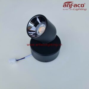 AFC 816D 7W Đèn Led spotlight xoay góc rọi tiêu điểm Anfaco vỏ đen 7W