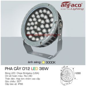 Đèn LED pha cây Anfaco AFC 012-36W
