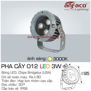Đèn LED pha cây Anfaco AFC 012-3W