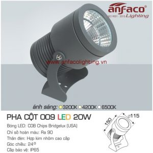 Đèn LED pha cột Anfaco AFC 009-20W