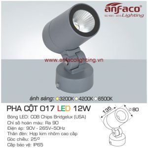 Đèn LED pha cột Anfaco AFC 017-12W