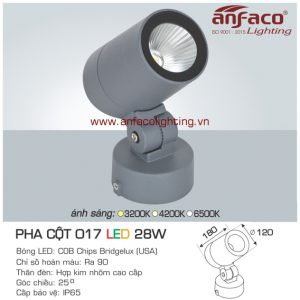 Đèn LED pha cột Anfaco AFC 017-28W