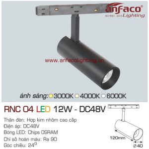 Đèn LED ray nam châm Anfaco RNC 04-12W DC48V