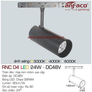 Đèn LED ray nam châm Anfaco RNC 04-24W DC48V