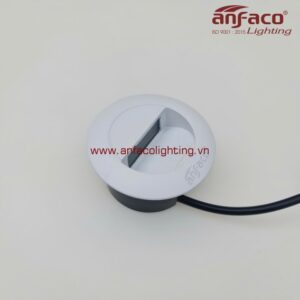 AFC âm tường 019-3W đèn Led âm tường tròn Anfaco gắn bậc cầu thang