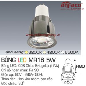 Bóng chén LED Anfaco AFC MR16-5W