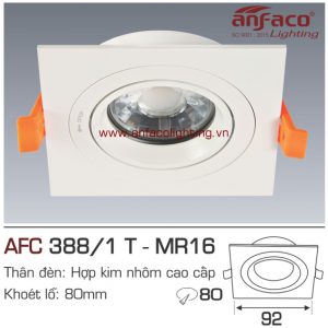Đèn LED âm trần Anfaco AFC 388/1T-MR16
