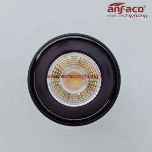 AFC-645D Đèn downlight nổi tròn Anfaco xoay góc AFC645D vỏ đen 9W 15W ánh sáng trắng, vàng, trung tính