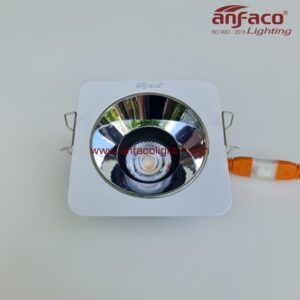 AFC 775/1/7W Đèn downlight âm trần Anfaco vuông xoay góc AFC 775-7W