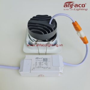 AFC 775/1/7W Đèn downlight âm trần Anfaco vuông xoay góc AFC 775-7W