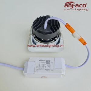 AFC 775/1/7W Đèn downlight âm trần Anfaco vuông xoay góc AFC 775-7W