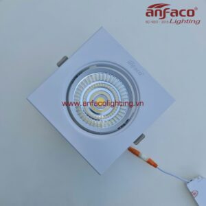 AFC 318 7W 12W Đèn LED downlight âm trần Anfaco vuông xoay góc