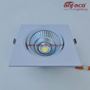 AFC 318 7W 12W Đèn LED downlight âm trần Anfaco vuông xoay góc