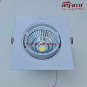 AFC 318 7W 12W Đèn LED downlight âm trần Anfaco vuông xoay góc