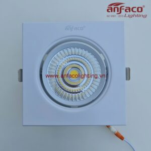 AFC 318 7W 12W Đèn LED downlight âm trần Anfaco vuông xoay góc