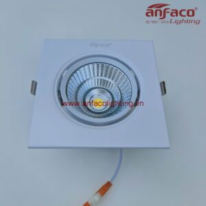 AFC 318 7W 12W Đèn LED downlight âm trần Anfaco vuông xoay góc