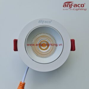 AFC 606T 5W Đèn LED downlight âm trần Anfaco COB 5W vỏ trắng xoay góc