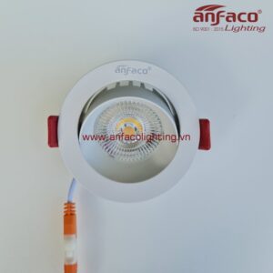AFC 606T 5W Đèn LED downlight âm trần Anfaco COB 5W vỏ trắng xoay góc