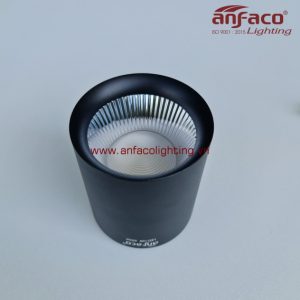 AFC-655D 10W đèn Anfaco downlight lon nổi AFC655D 10W vỏ đen
