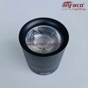AFC-658D 10W đèn Anfaco downlight lon nổi AFC658D 10W vỏ đen