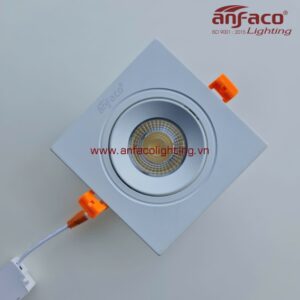 AFC 767T/1 9W 12W Đèn LED downlight âm trần Anfaco vuông xoay góc