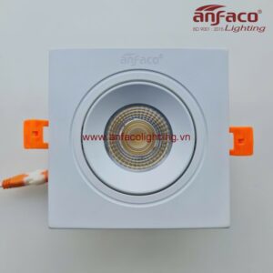 AFC 767T/1 9W 12W Đèn LED downlight âm trần Anfaco vuông xoay góc