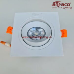 AFC 767T/1 9W 12W Đèn LED downlight âm trần Anfaco vuông xoay góc