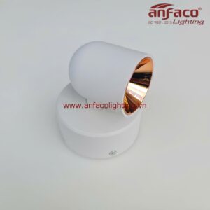 AFC 816T 7W Đèn Led tiêu điểm spotlight đế ngồi Anfaco vỏ trắng xoay góc AFC 816T 7W