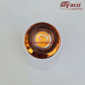 AFC 816T 7W Đèn Led tiêu điểm spotlight đế ngồi Anfaco vỏ trắng xoay góc AFC 816T 7W