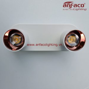 đèn tiêu điểm spotlight afc 818-2T-7W Anfaco vỏ trắng
