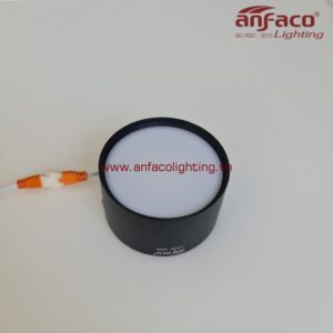 AFC 651D 9W 12W Đèn LED downlight vỏ đen gắn trần nổi Anfaco