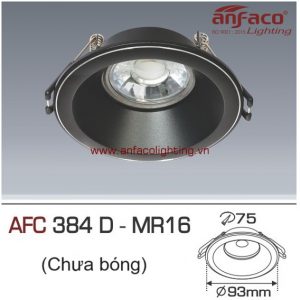 AFC 383D LED MR16 Đèn LED downlight âm trần vỏ đen Anfaco AFC382D