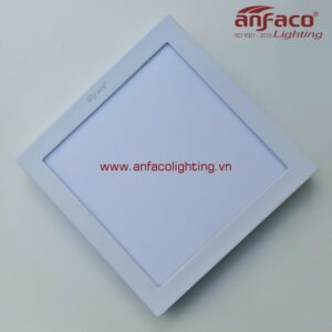 AFC 556 6W 12W 18W 22W Đèn LED panel gắn nổi vuông Anfaco vỏ trắng 3 chế độ