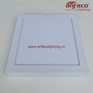 AFC 556 6W 12W 18W 22W Đèn LED panel gắn nổi vuông Anfaco vỏ trắng 3 chế độ