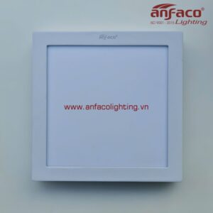 AFC 556 6W 12W 18W 22W Đèn LED panel gắn nổi vuông Anfaco vỏ trắng 3 chế độ