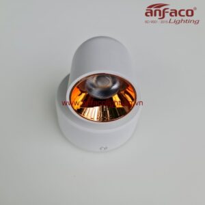 AFC 816T 7W Đèn LED pha spotlight chiếu tiêu điểm 1 bóng 7W Anfaco vỏ trắng xoay góc 360 độ