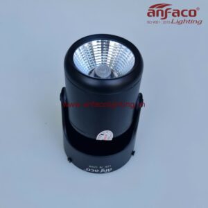 AFC 866D 7W 12W Đèn LED spotlight Anfaco chiếu tiêu điểm vỏ đen xoay góc đế ngồi gắn cố định