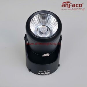 AFC 866D 7W 12W Đèn LED spotlight Anfaco chiếu tiêu điểm vỏ đen xoay góc đế ngồi gắn cố định