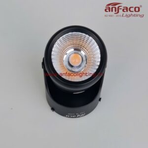 AFC 866D 7W 12W Đèn LED spotlight Anfaco chiếu tiêu điểm vỏ đen xoay góc đế ngồi gắn cố định