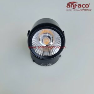 AFC 866D 7W 12W Đèn LED spotlight Anfaco chiếu tiêu điểm vỏ đen xoay góc đế ngồi gắn cố định